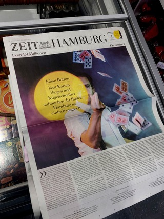 Magician Julian Button for ZEIT Hamburg Mensch des Monats 11/2023